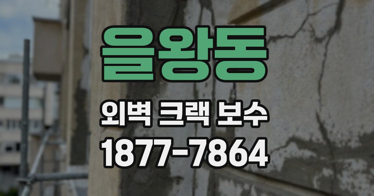 을왕동 외벽 크랙 보수