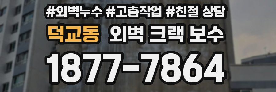 덕교동 외벽 크랙 보수