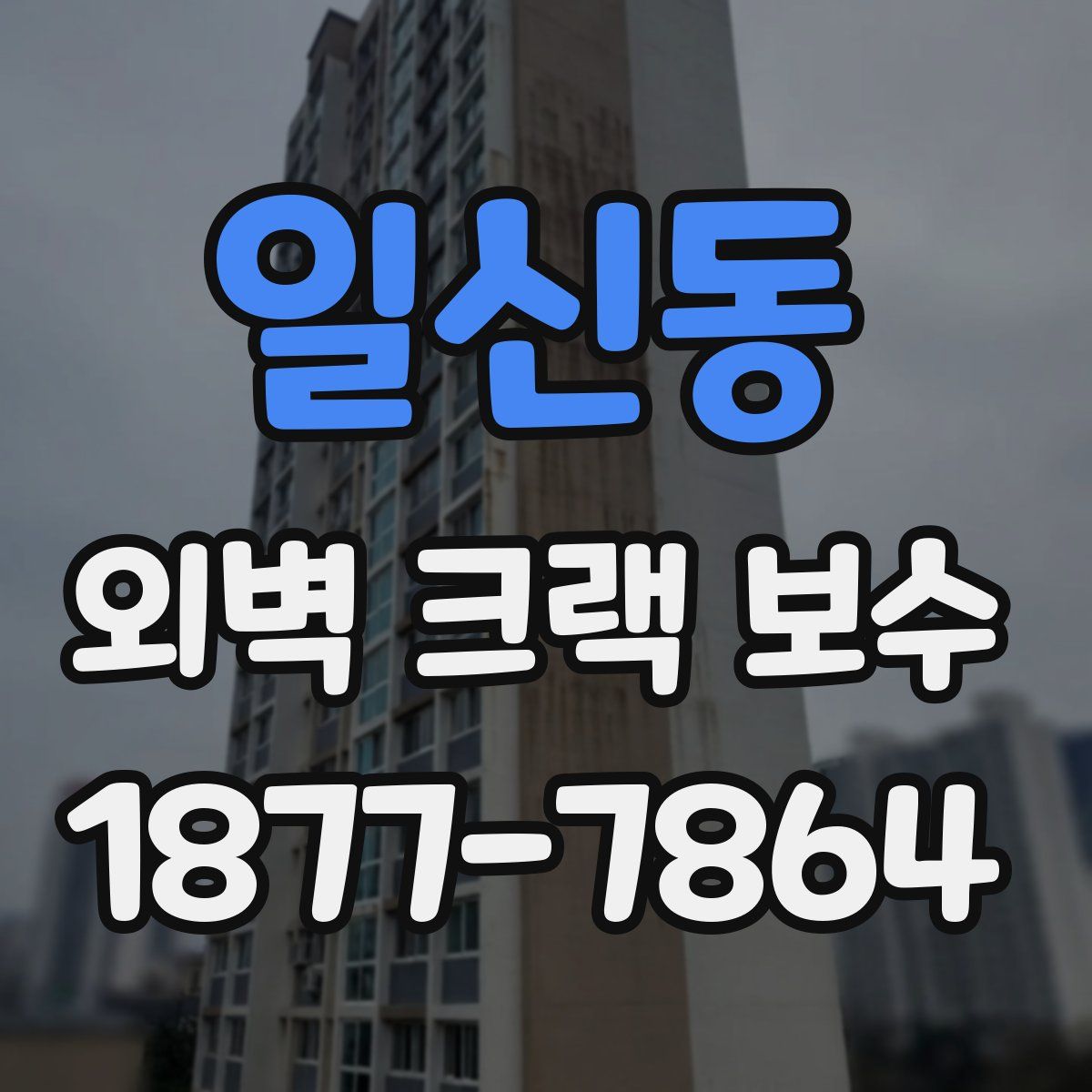 일신동 외벽 크랙 보수