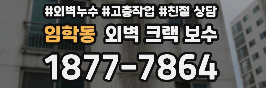 임학동 외벽 크랙 보수