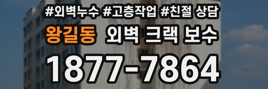 왕길동 외벽 크랙 보수