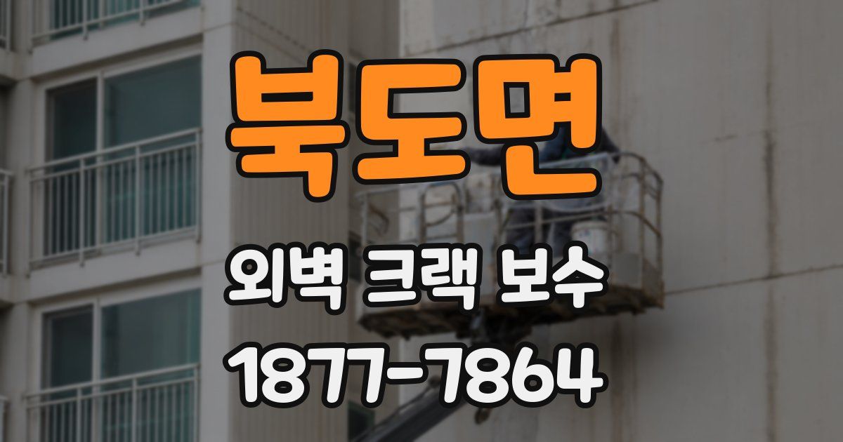 북도면 외벽 크랙 보수