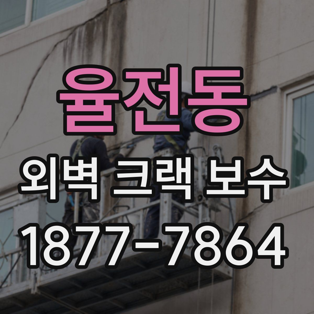 율전동 외벽 크랙 보수