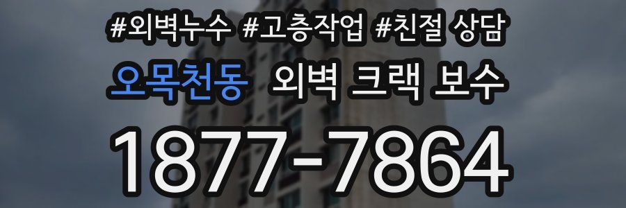 오목천동 외벽 크랙 보수