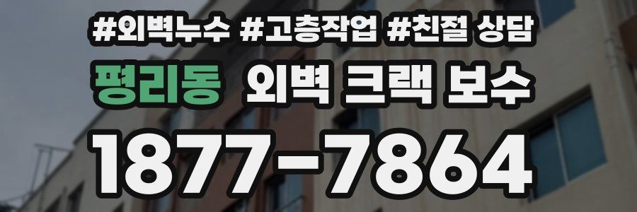평리동 외벽 크랙 보수