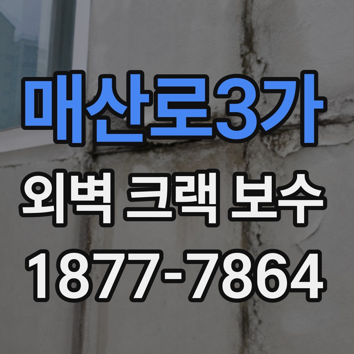 매산로3가 외벽 크랙 보수