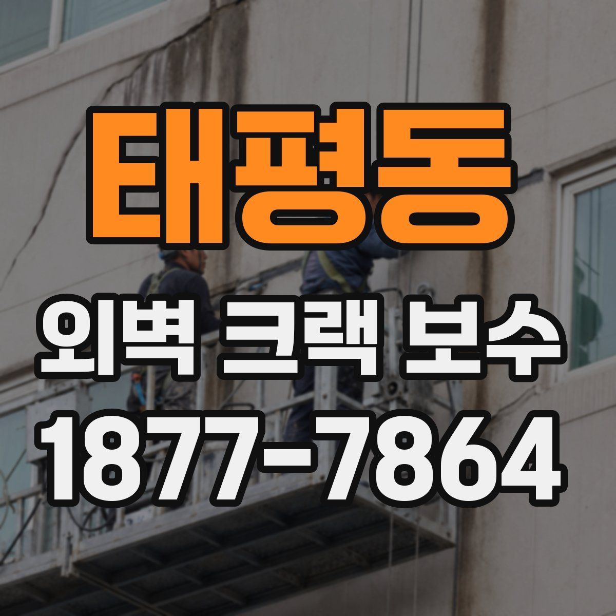 태평동 외벽 크랙 보수