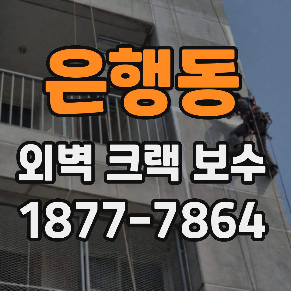 은행동 외벽 크랙 보수