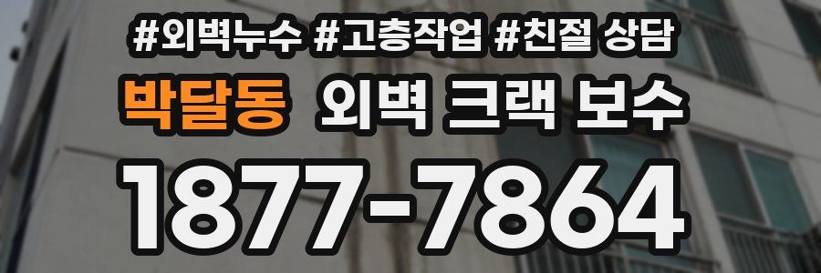 박달동 외벽 크랙 보수