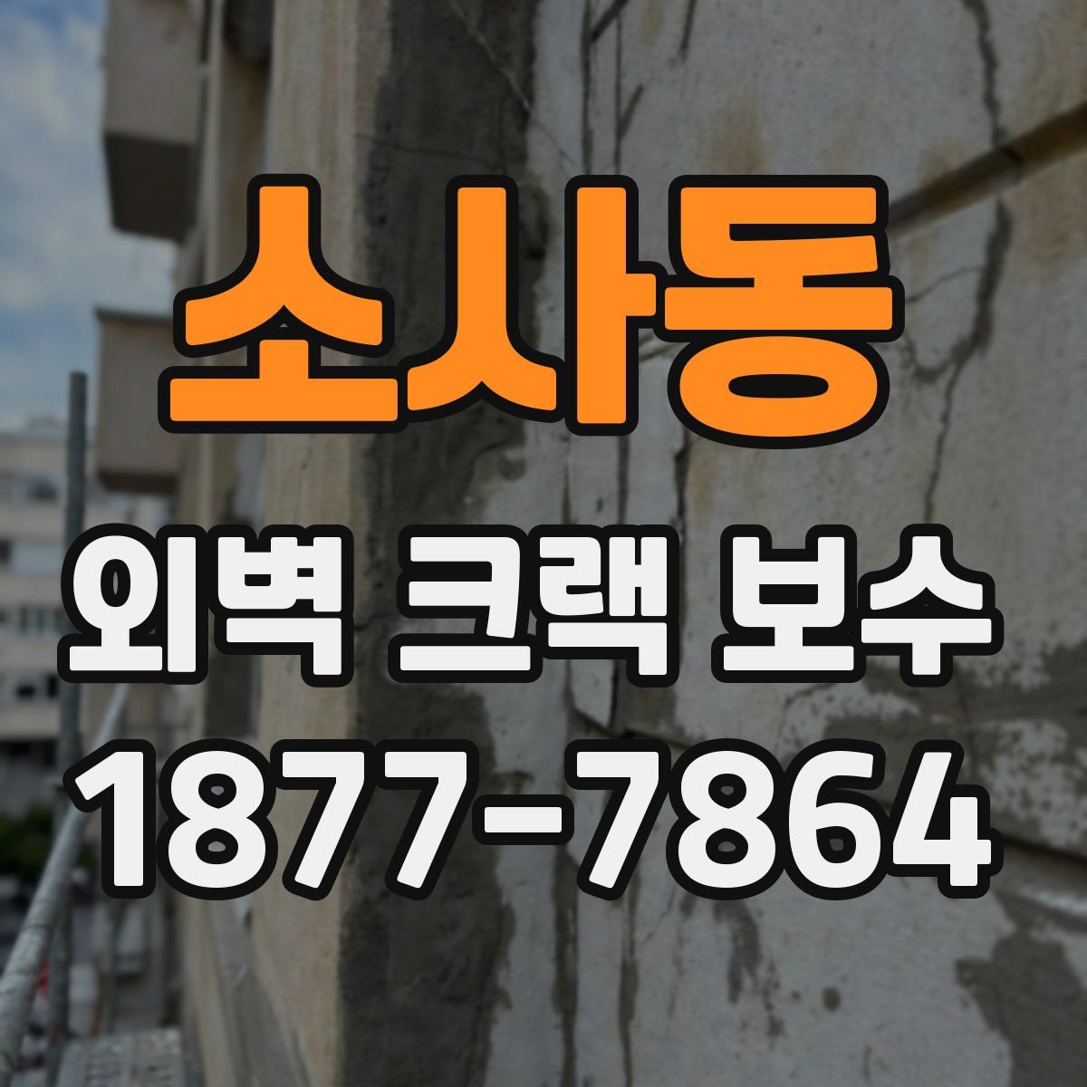 소사동 외벽 크랙 보수