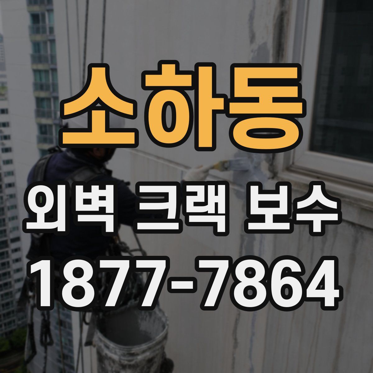 소하동 외벽 크랙 보수