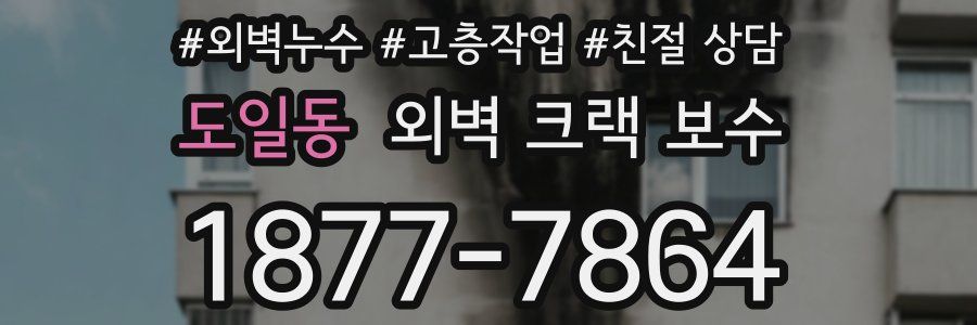 도일동 외벽 크랙 보수
