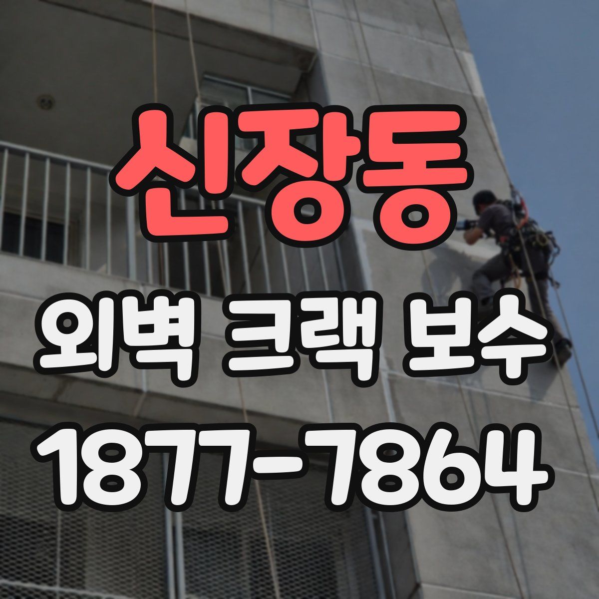 신장동 외벽 크랙 보수