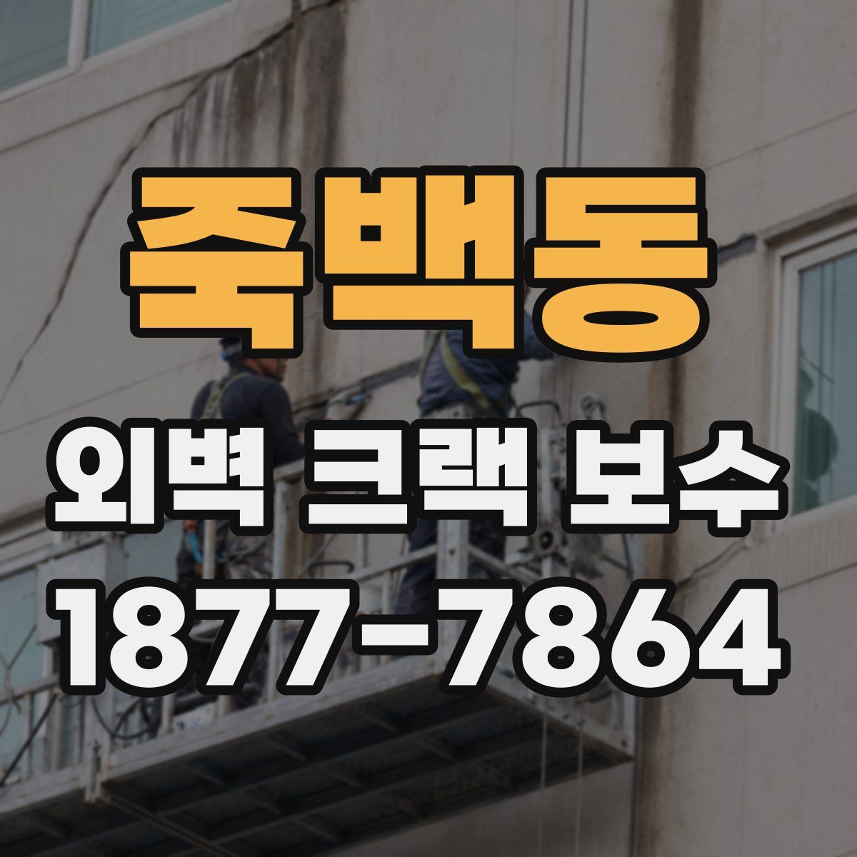 죽백동 외벽 크랙 보수