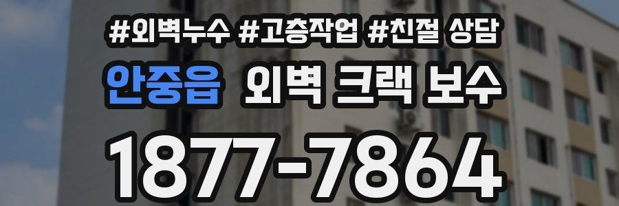 안중읍 외벽 크랙 보수