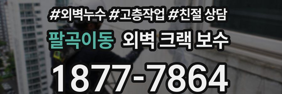 팔곡이동 외벽 크랙 보수