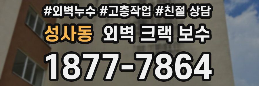 성사동 외벽 크랙 보수