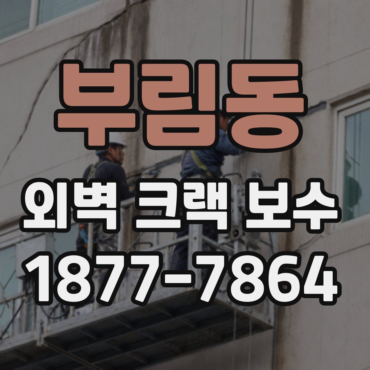 부림동 외벽 크랙 보수