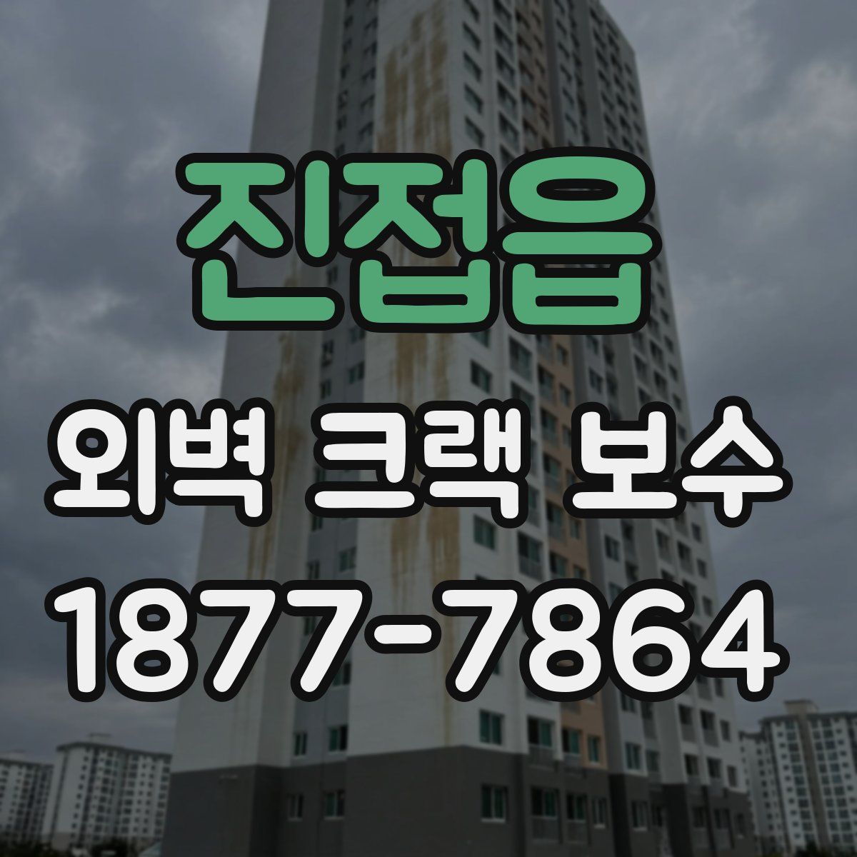 진접읍 외벽 크랙 보수