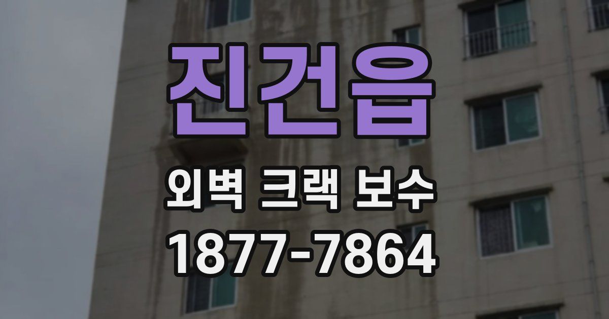 진건읍 외벽 크랙 보수