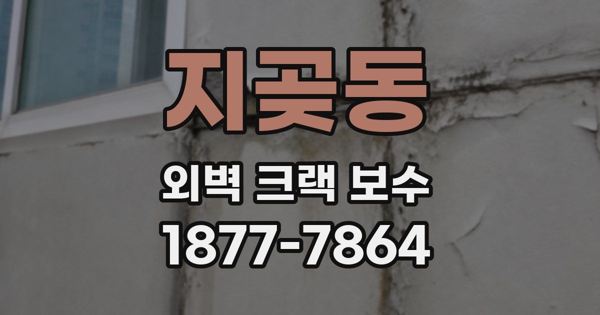 지곶동 외벽 크랙 보수