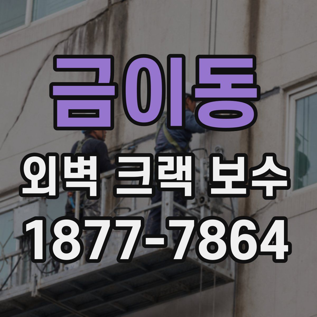 금이동 외벽 크랙 보수