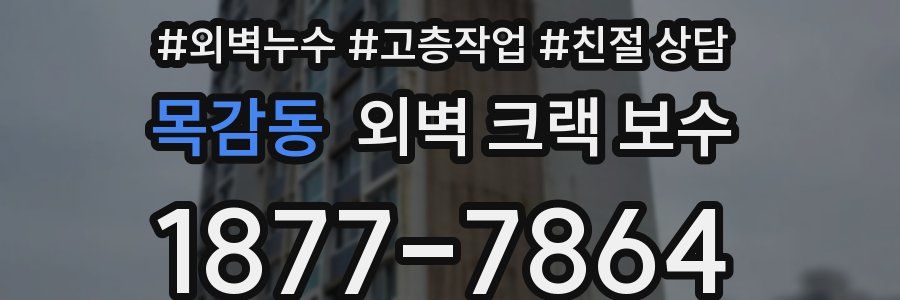 목감동 외벽 크랙 보수