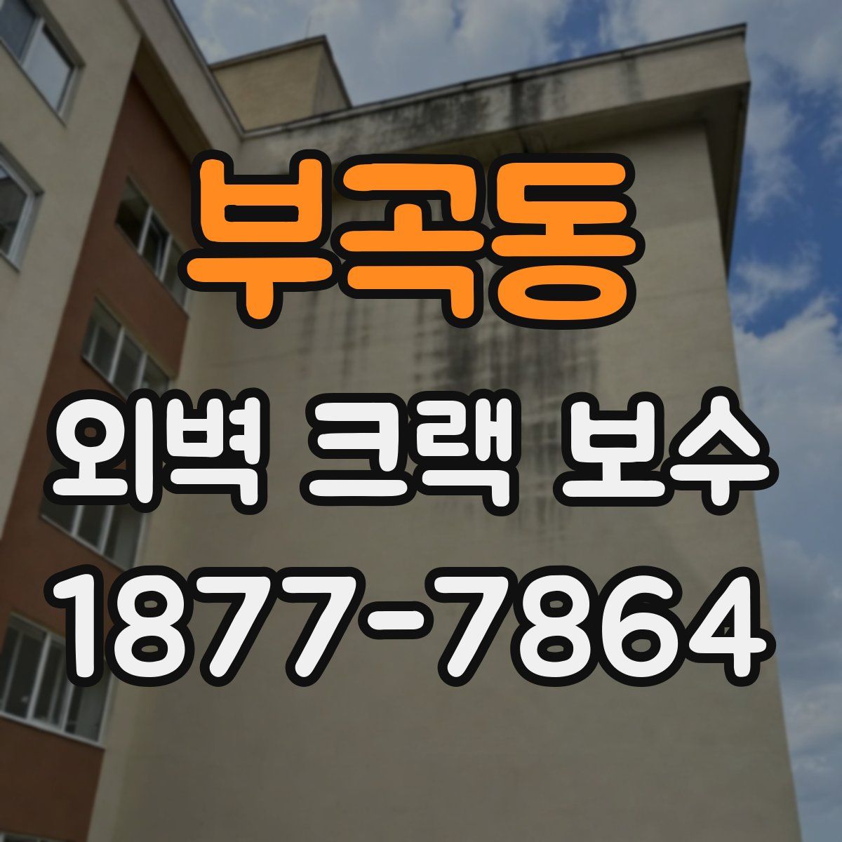 부곡동 외벽 크랙 보수