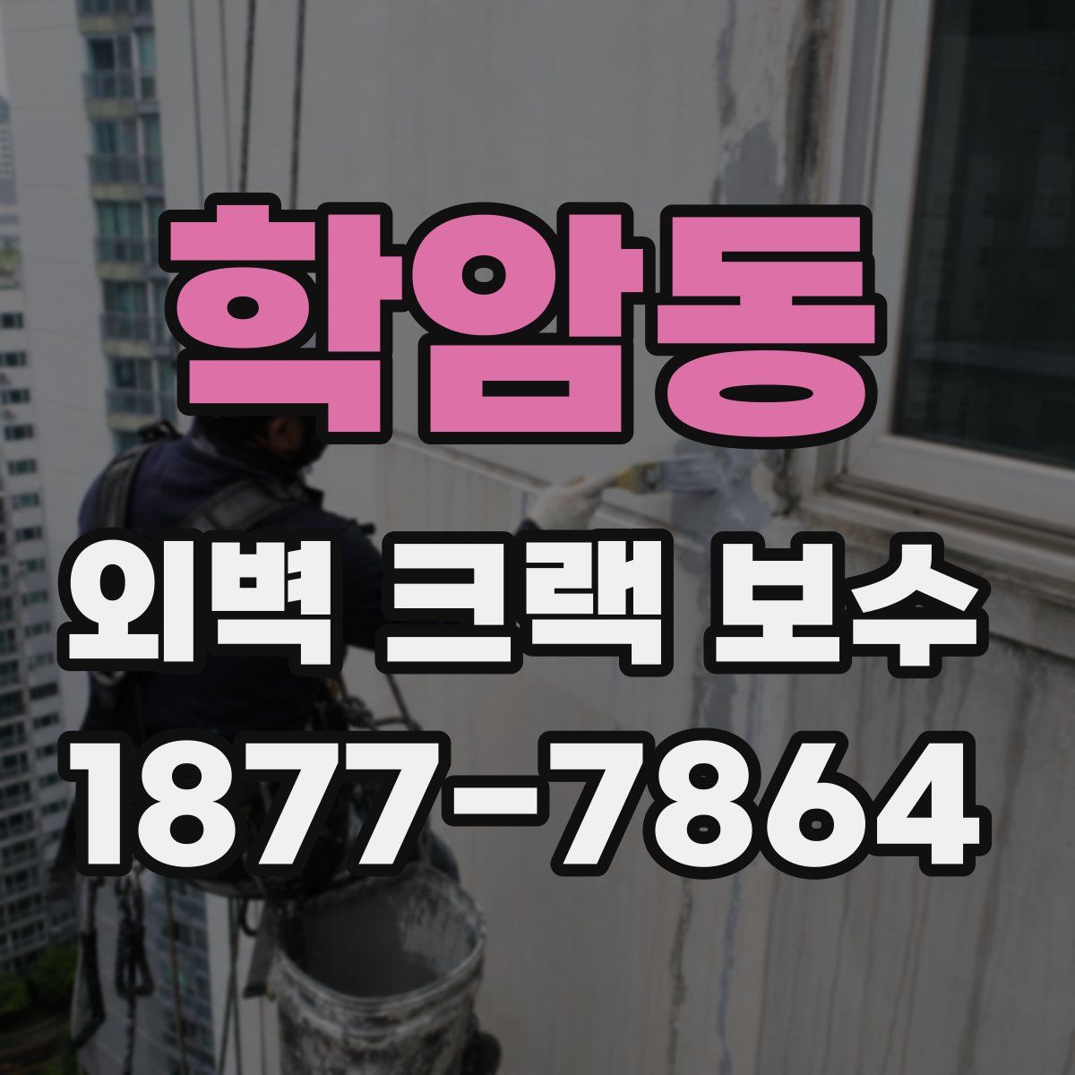 학암동 외벽 크랙 보수