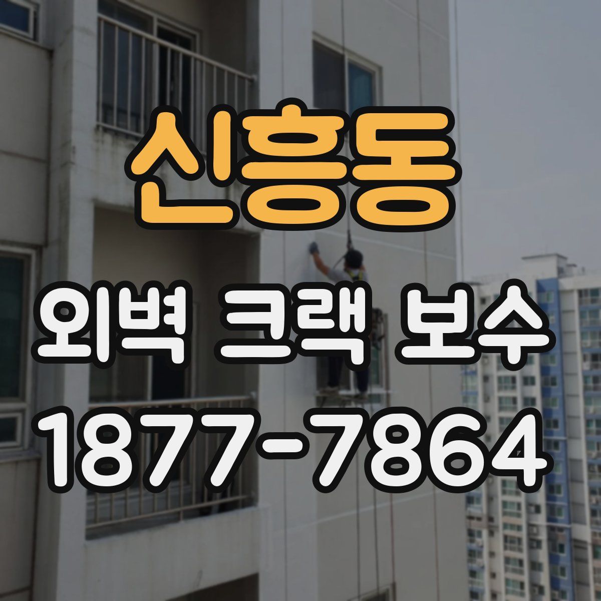 신흥동 외벽 크랙 보수