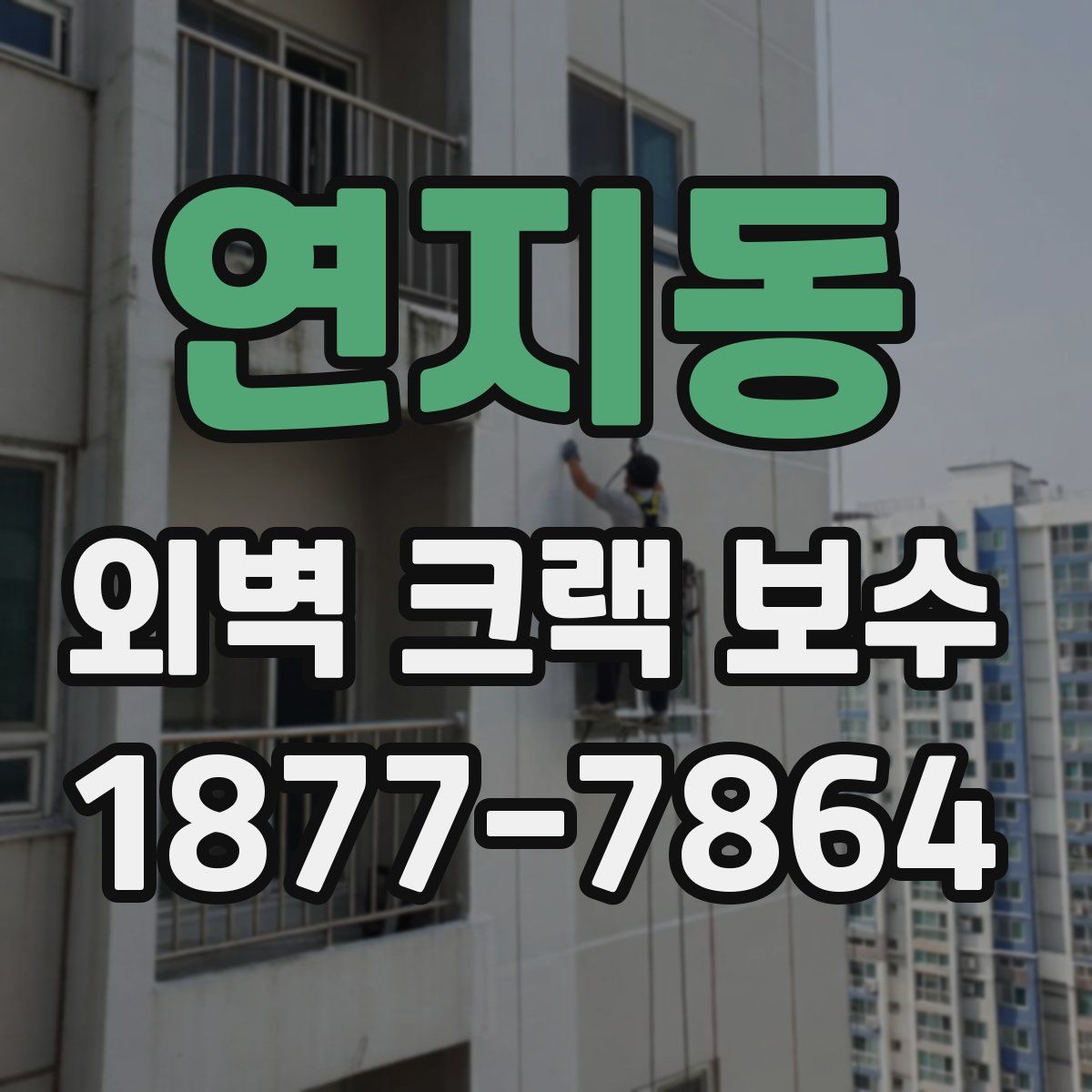 연지동 외벽 크랙 보수