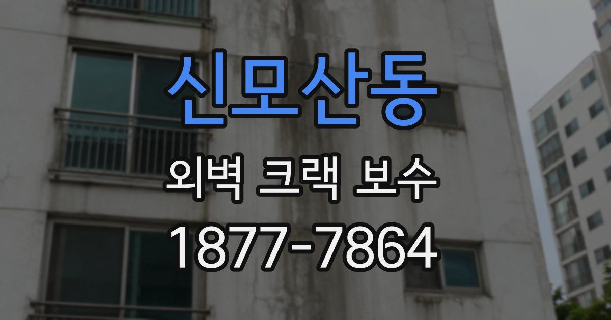신모산동 외벽 크랙 보수