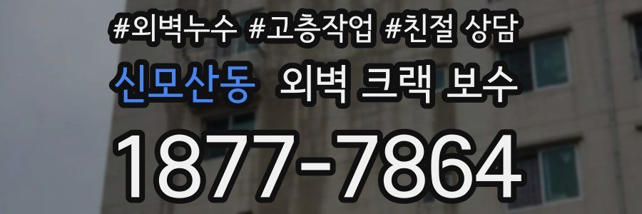신모산동 외벽 크랙 보수