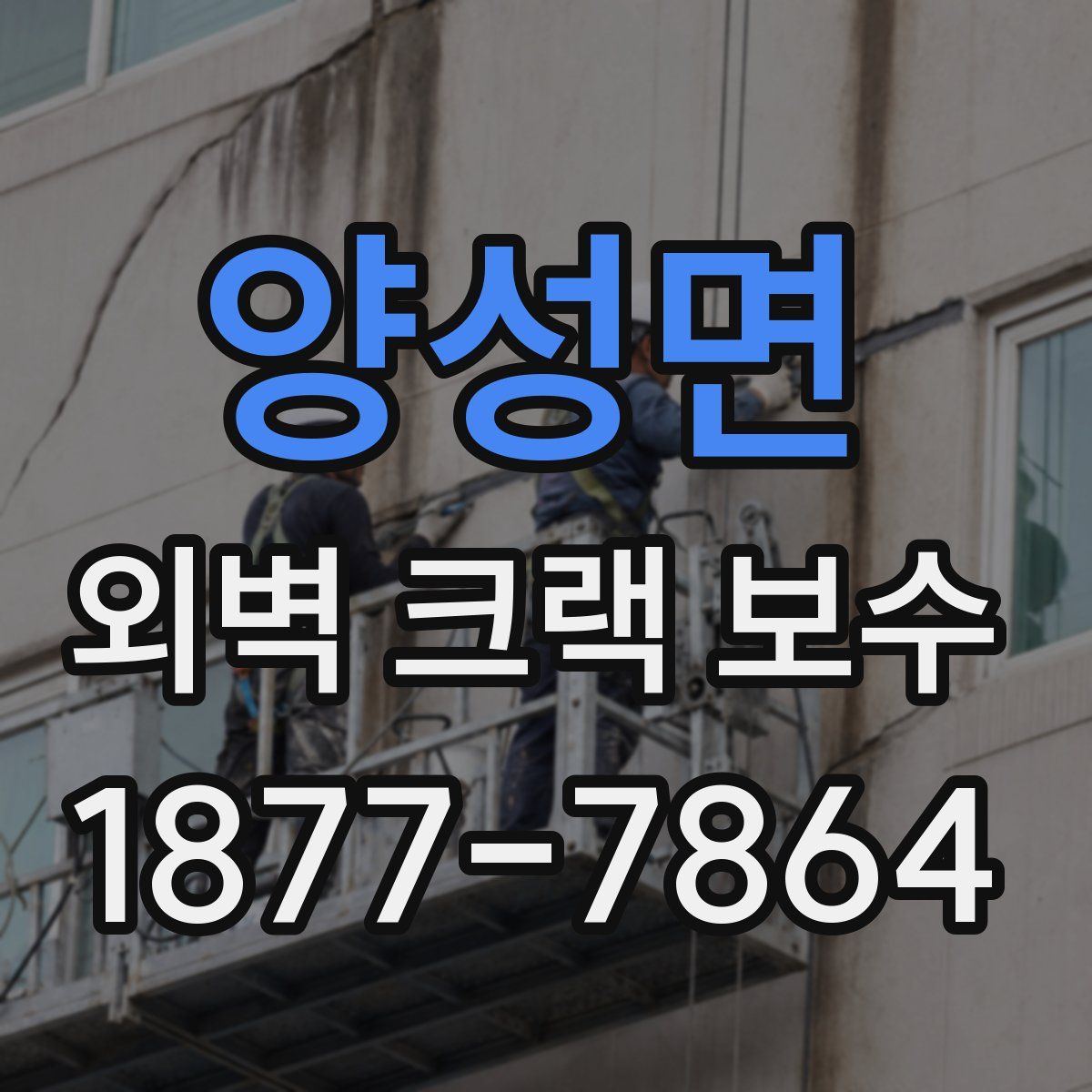 양성면 외벽 크랙 보수