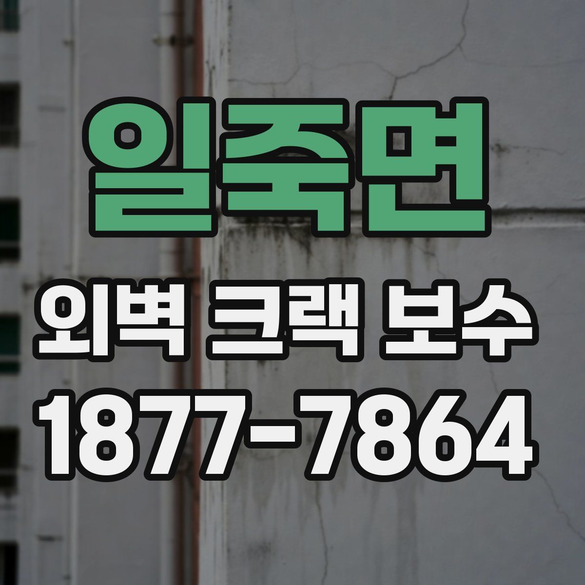 일죽면 외벽 크랙 보수