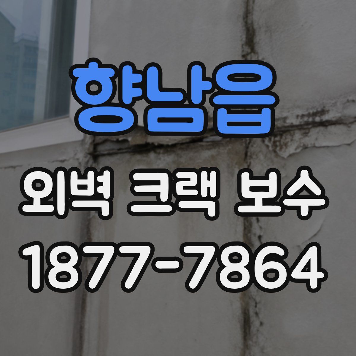 향남읍 외벽 크랙 보수