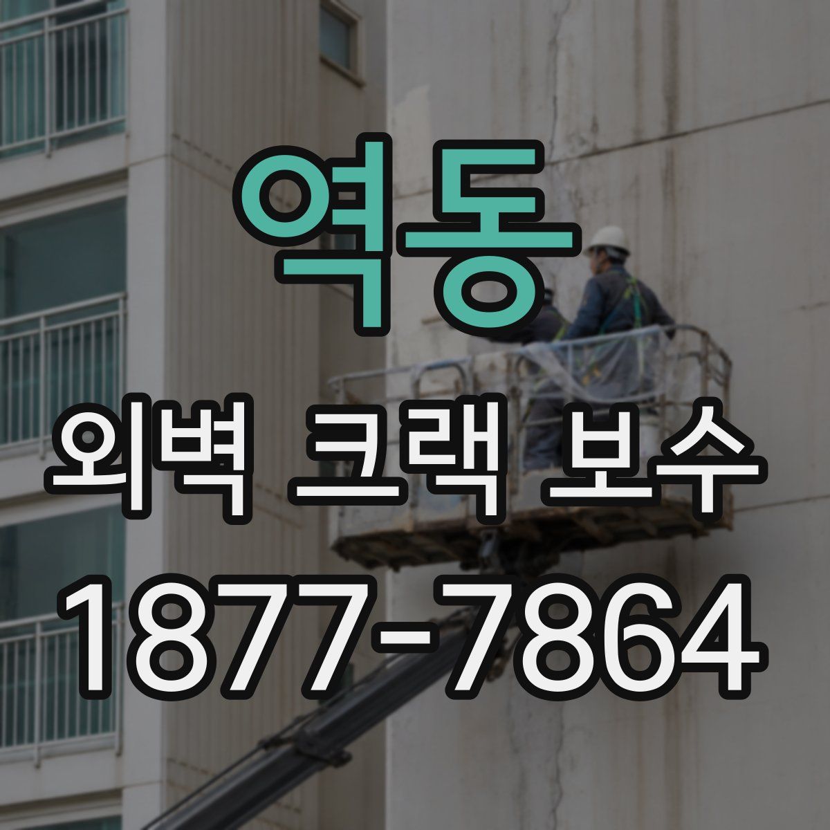 역동 외벽 크랙 보수