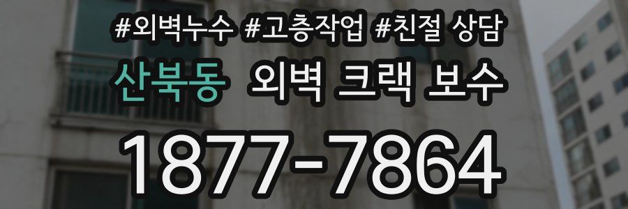 산북동 외벽 크랙 보수