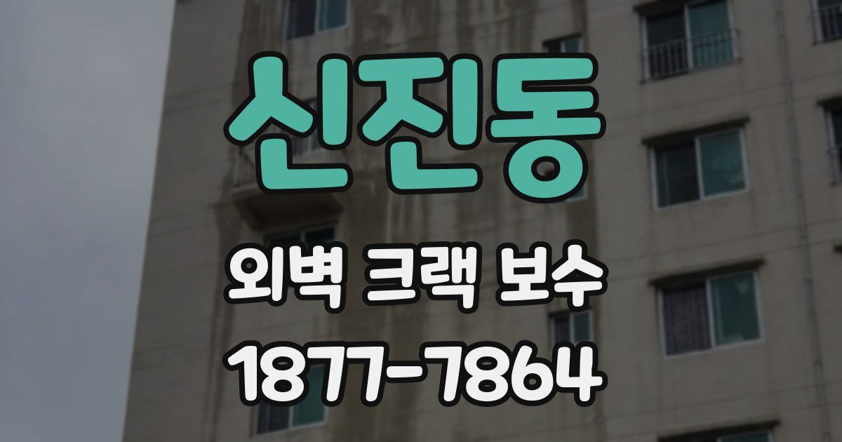 신진동 외벽 크랙 보수