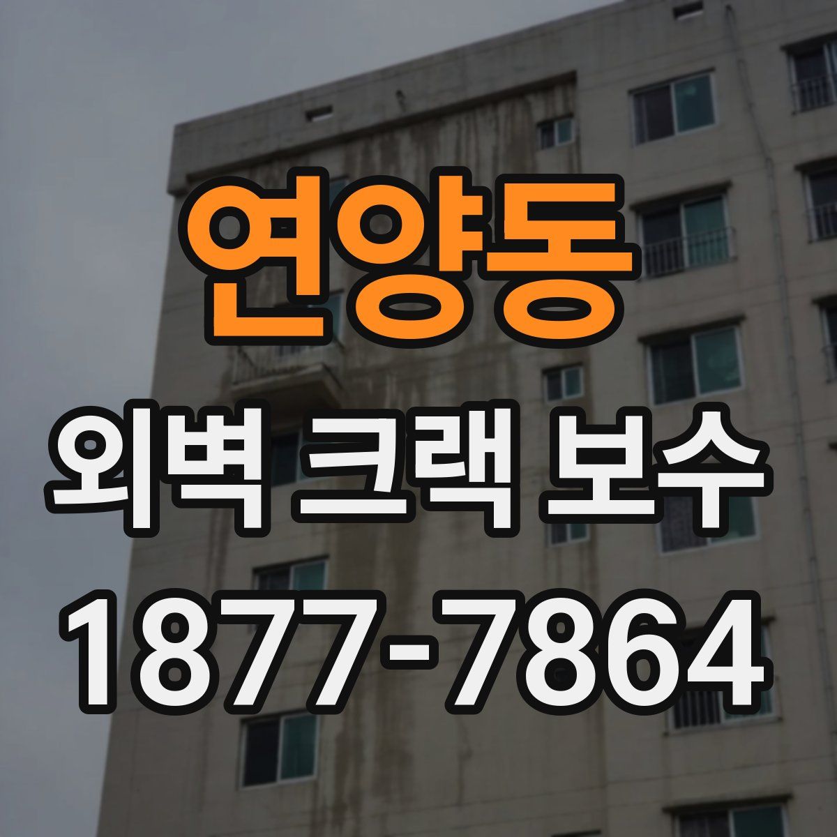 연양동 외벽 크랙 보수