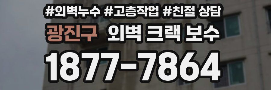 광진구 외벽 크랙 보수