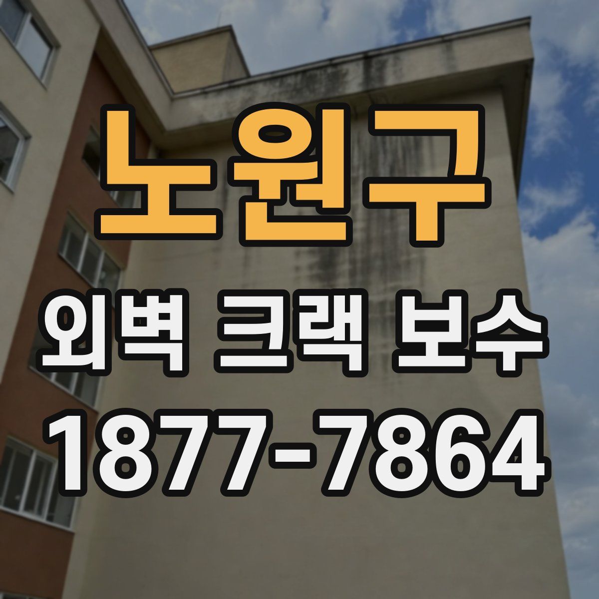 노원구 외벽 크랙 보수