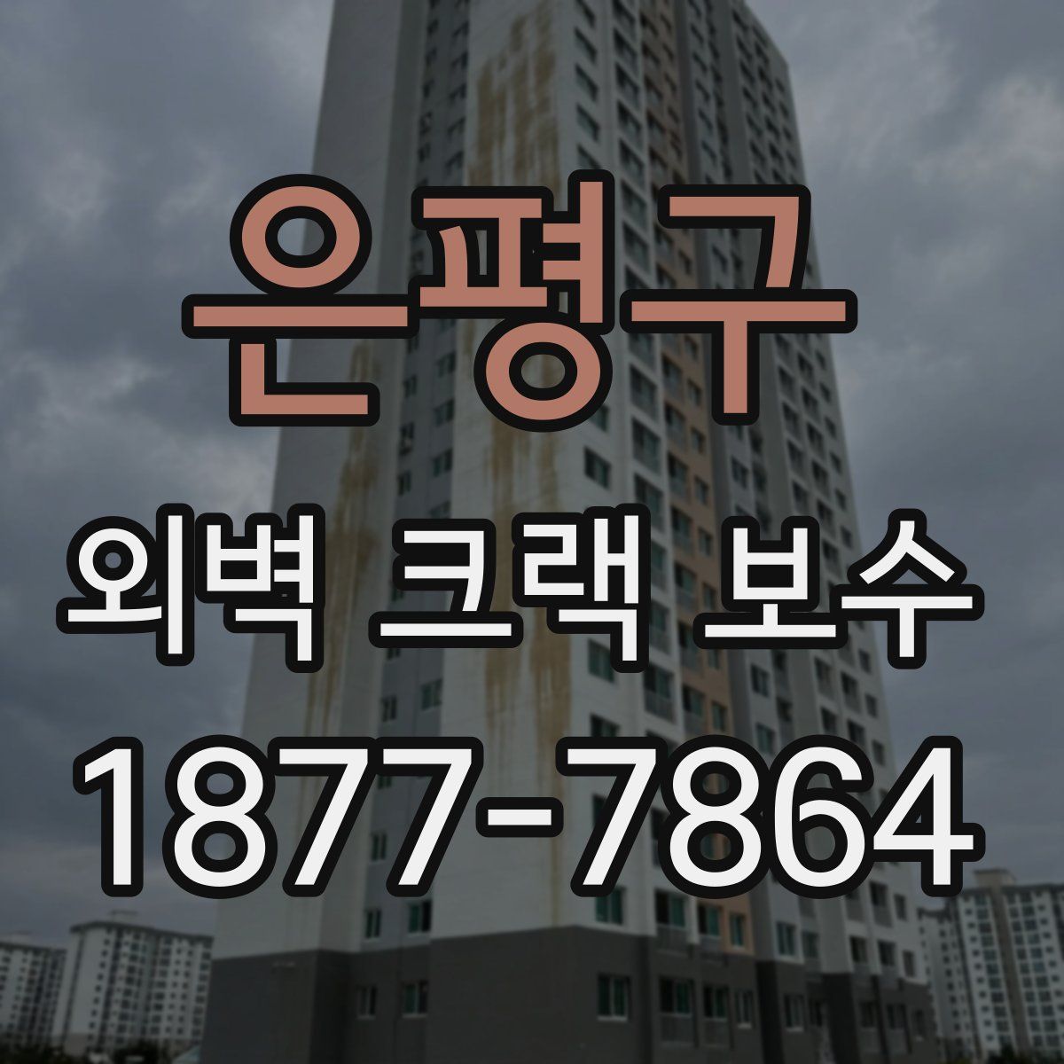 은평구 외벽 크랙 보수
