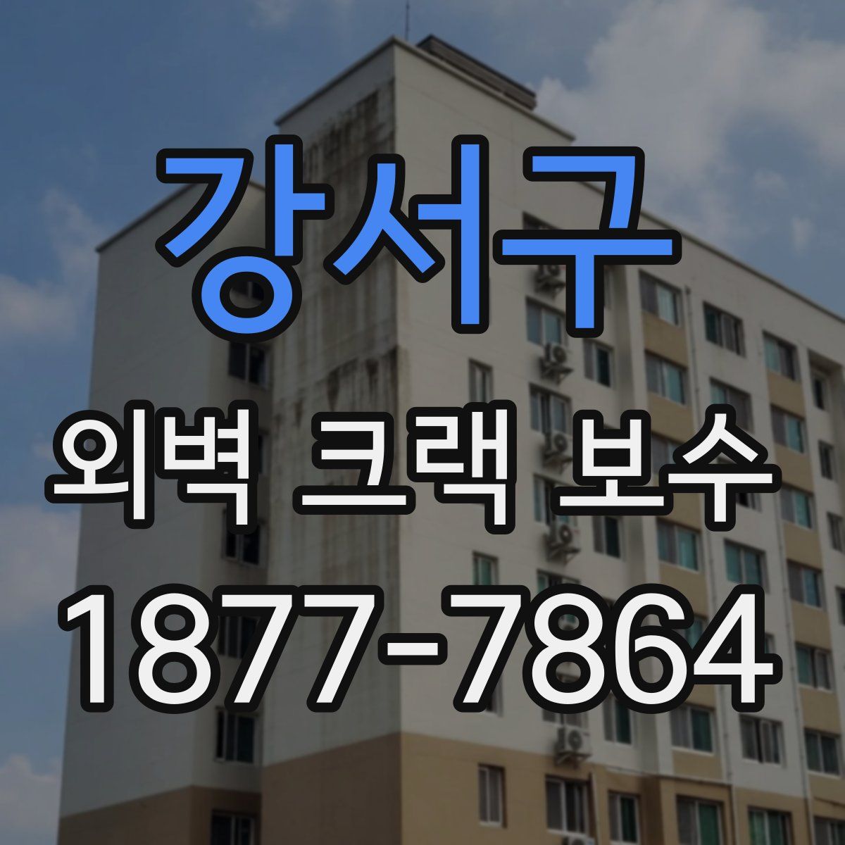 강서구 외벽 크랙 보수