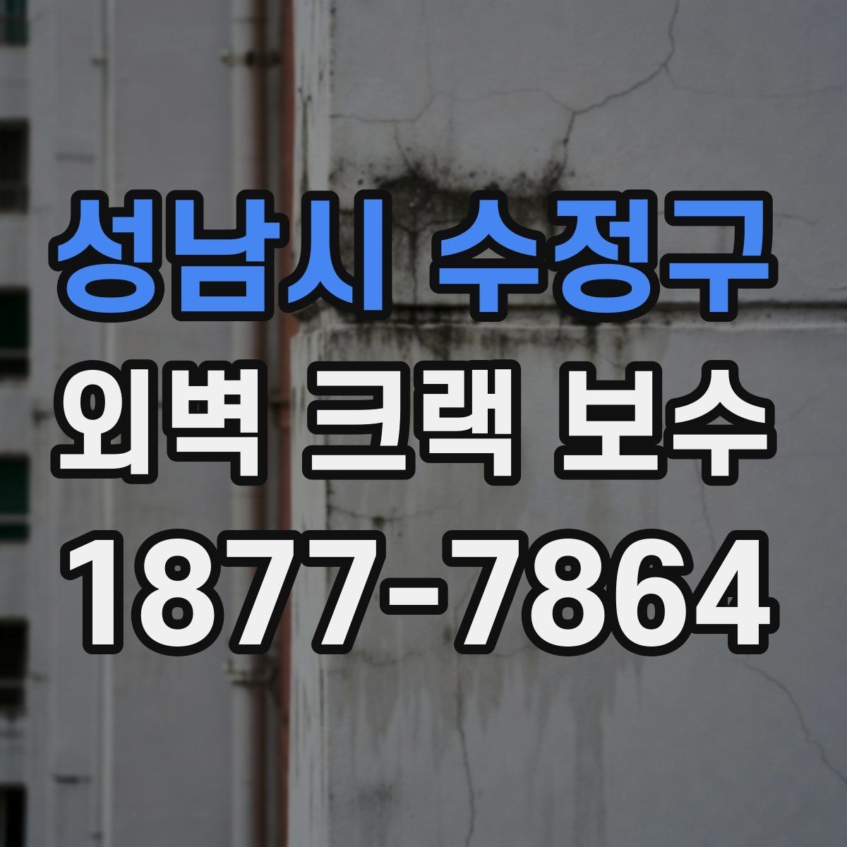 성남시 수정구 외벽 크랙 보수 견적이 달라지는 이유