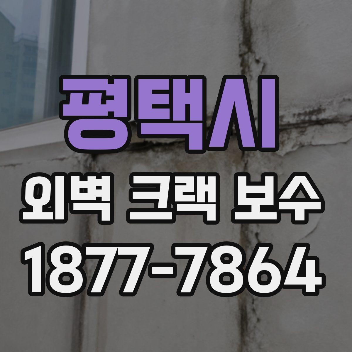 평택시 외벽 크랙 보수 현장에 적합한 장비와 준비사항