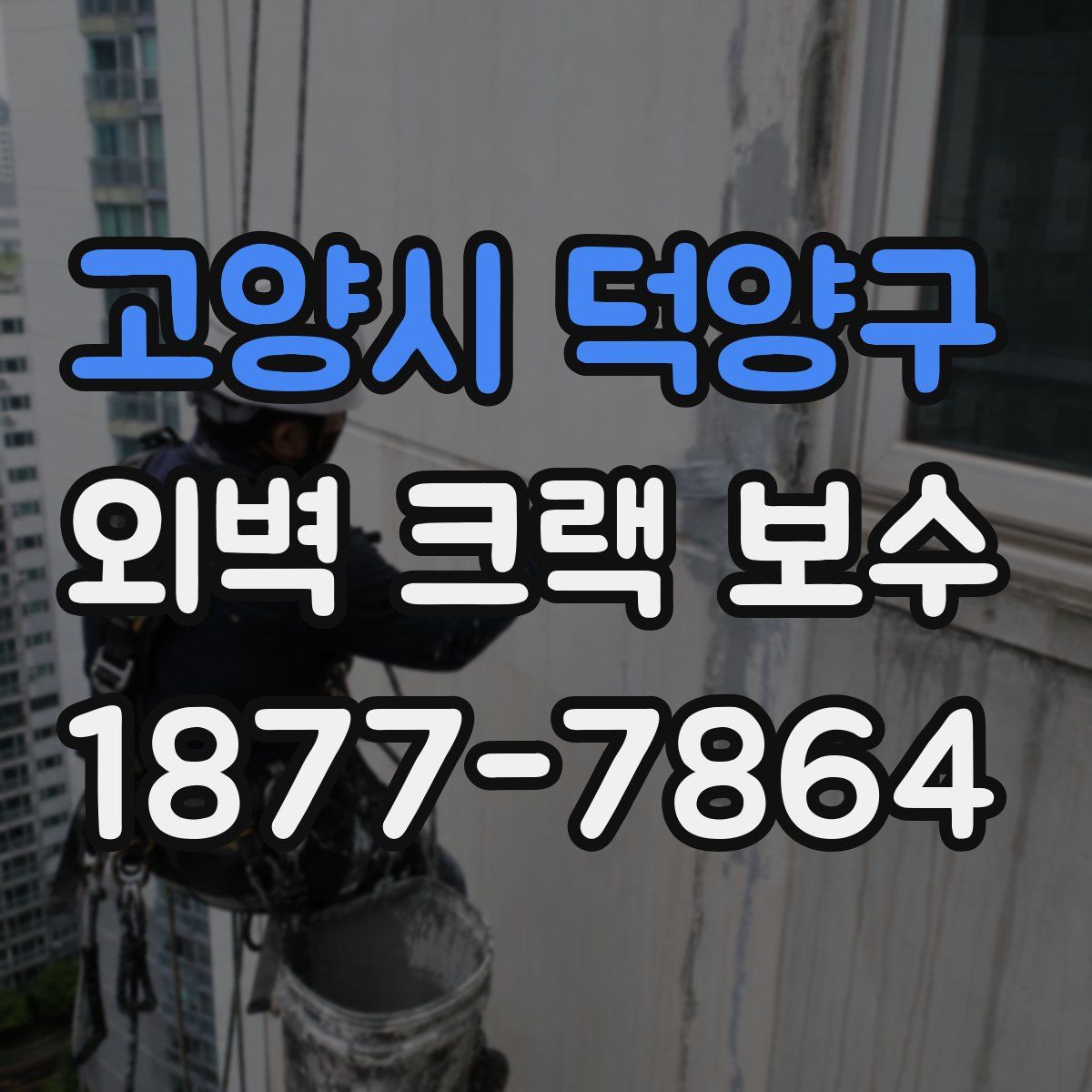 고양시 덕양구 외벽 크랙 보수