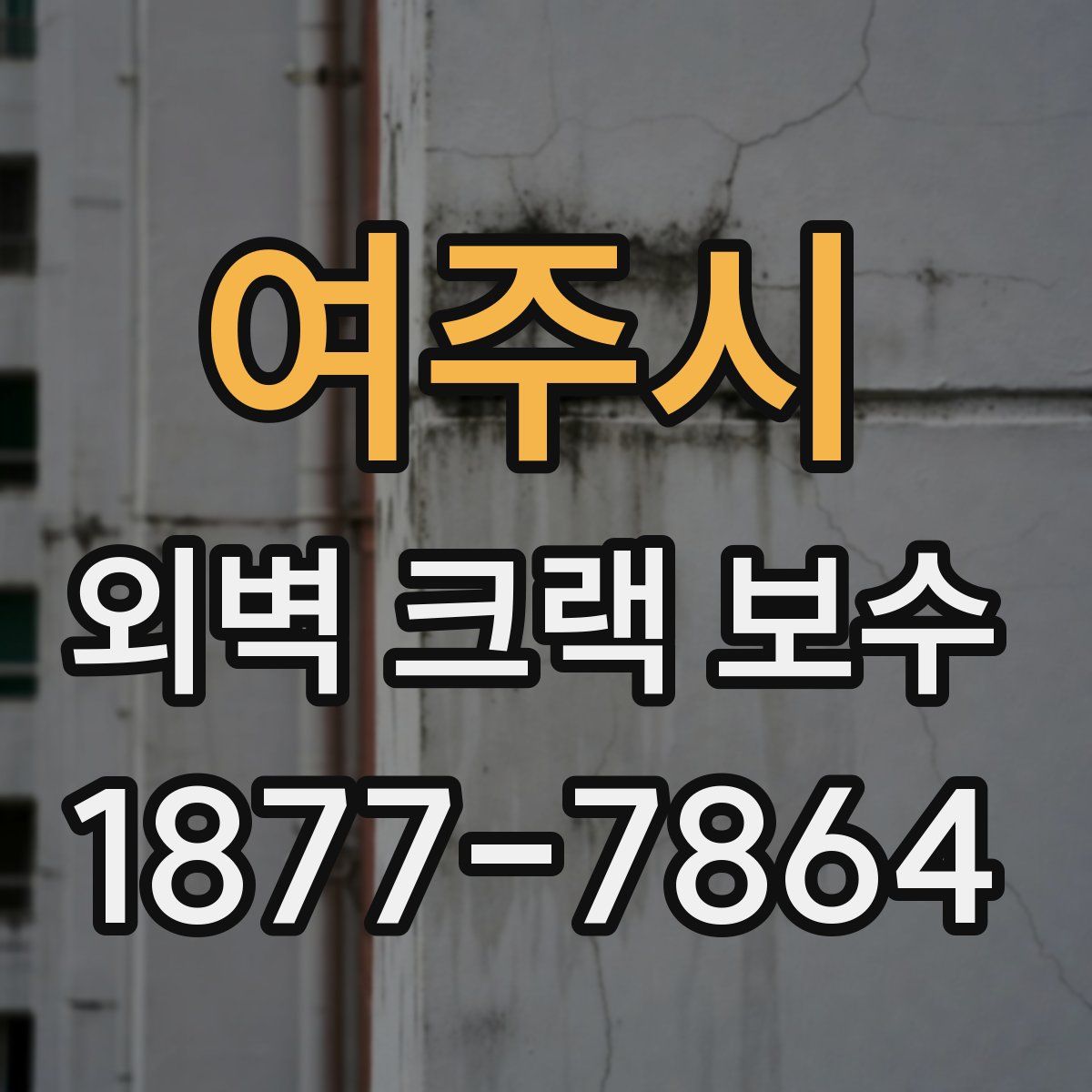 여주시 외벽 크랙 보수