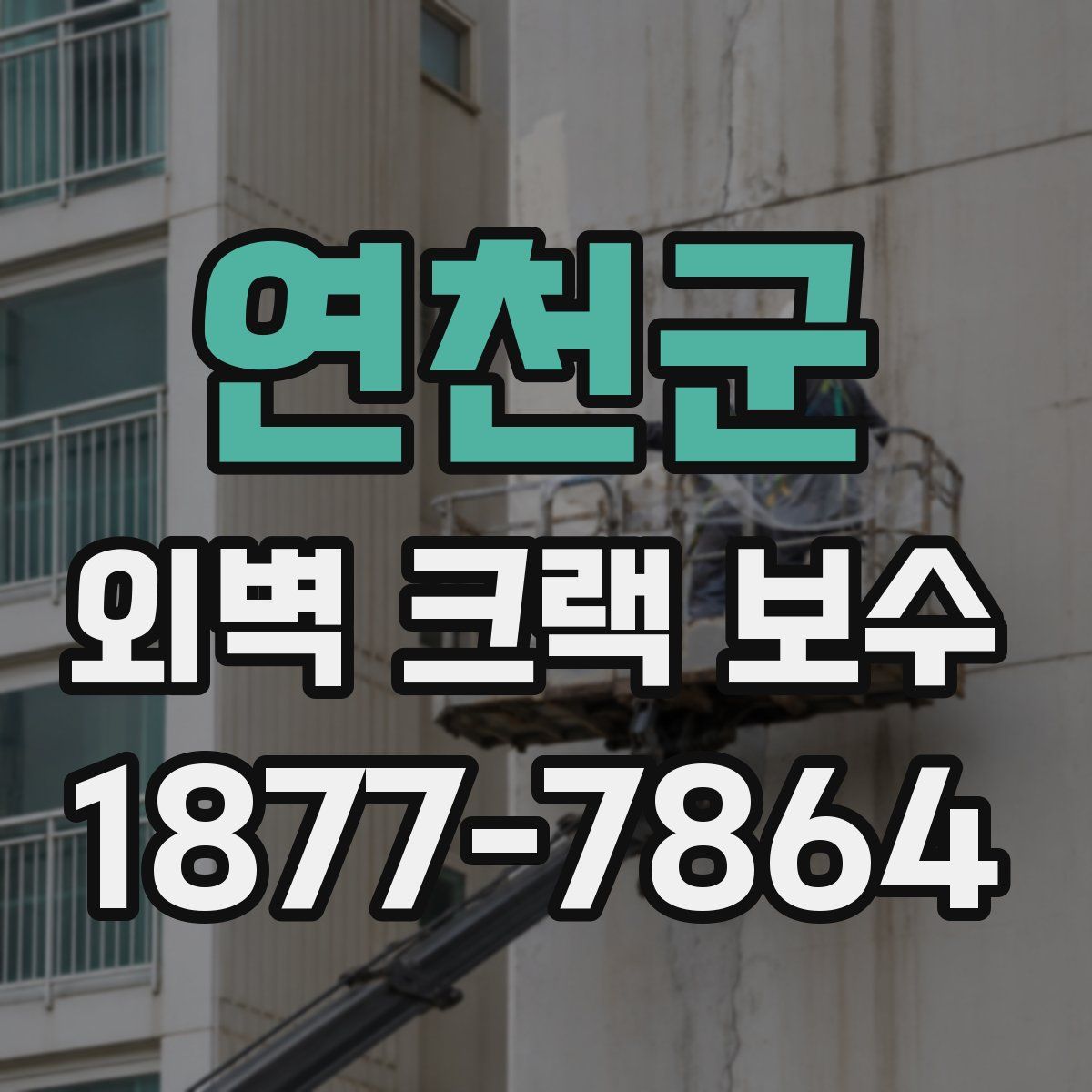 연천군 외벽 크랙 보수