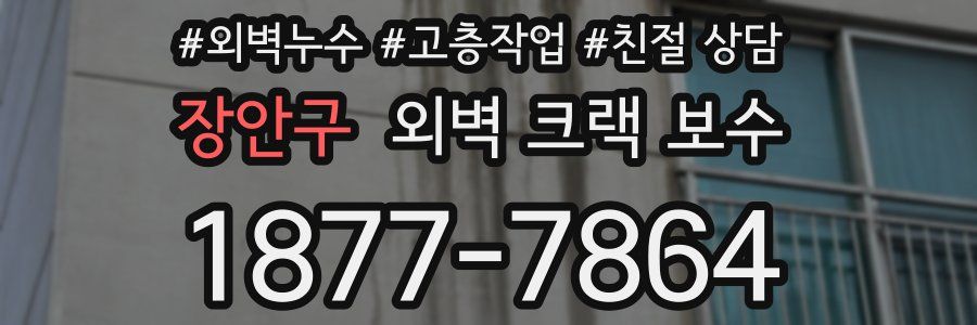 장안구 외벽 크랙 보수